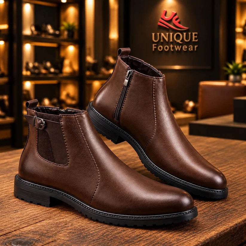 Italian Style Western Chelsea Boots (617)