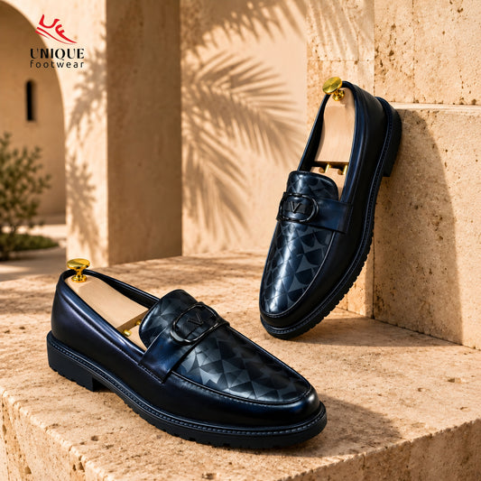 Premium Classic Laser-Cut Chunky Loafer (567)