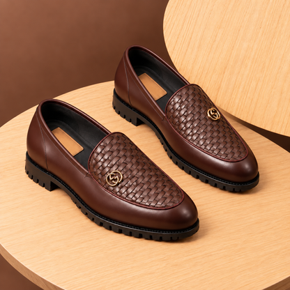 Handcrafted Cow Leather Luxury Penny Loafers (607)