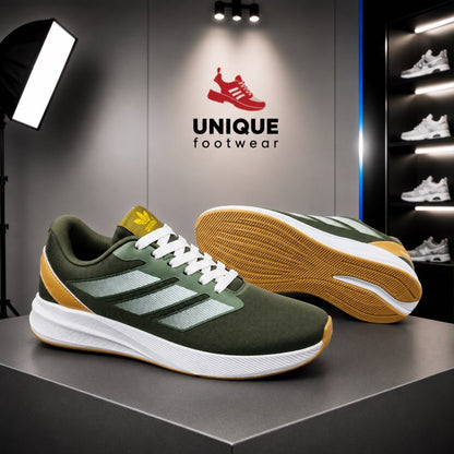 Super Premium Quality Branded Sneaker Olive Color (562)