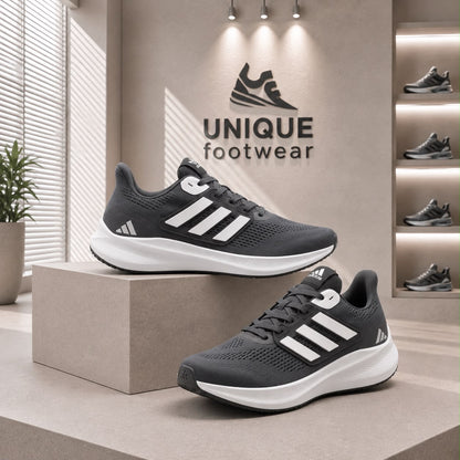 Super Premium Quality Branded Sneaker Dark Grey Color (555)