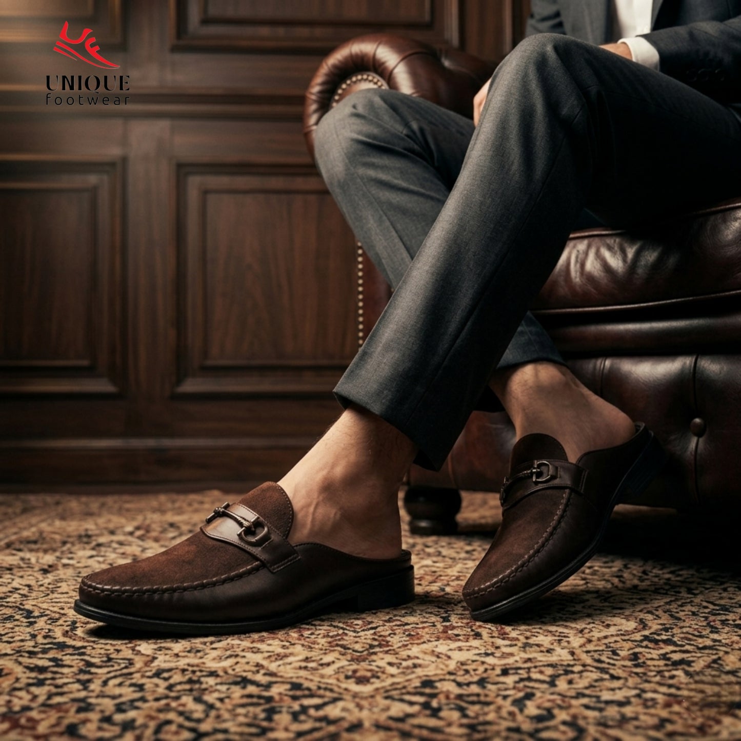 Fashionable Suede Half Shoes (502)