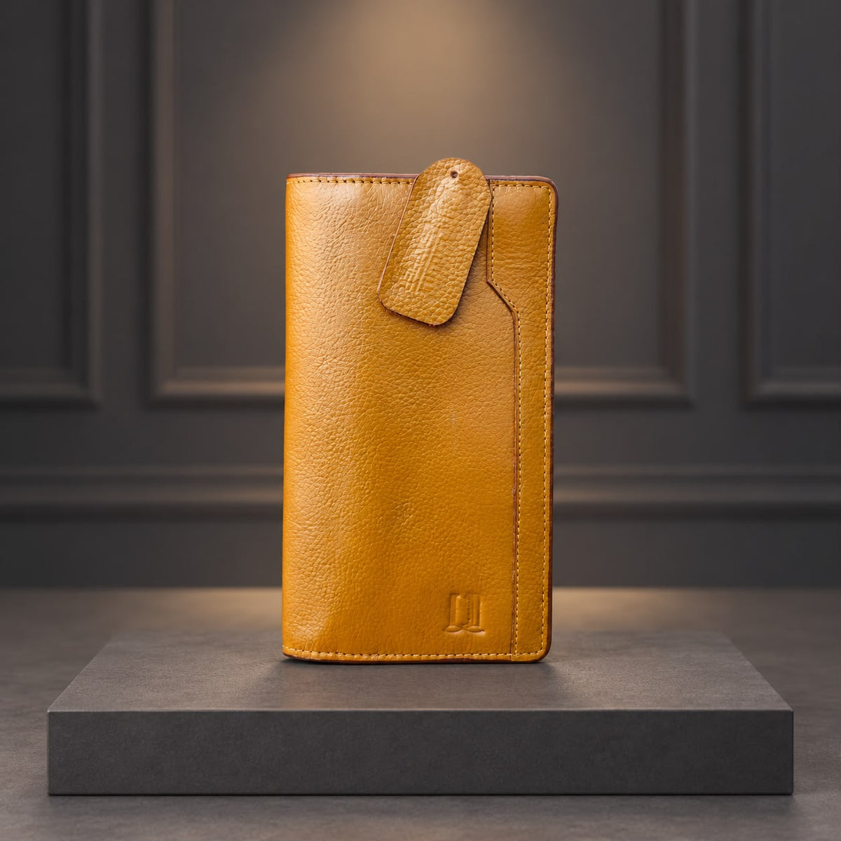 Genuine Cow Leather Luxury Long Wallet Master Color (623)