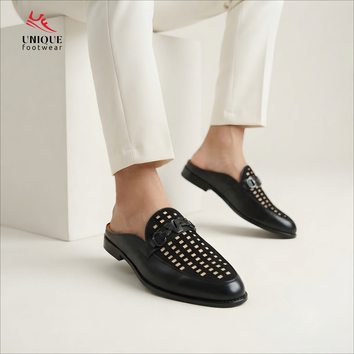 Laser Cut Smart Casual Half Shoes (546)