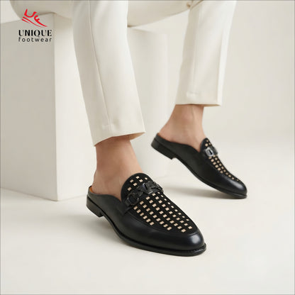 Laser Cut Smart Casual Half Shoes (546)