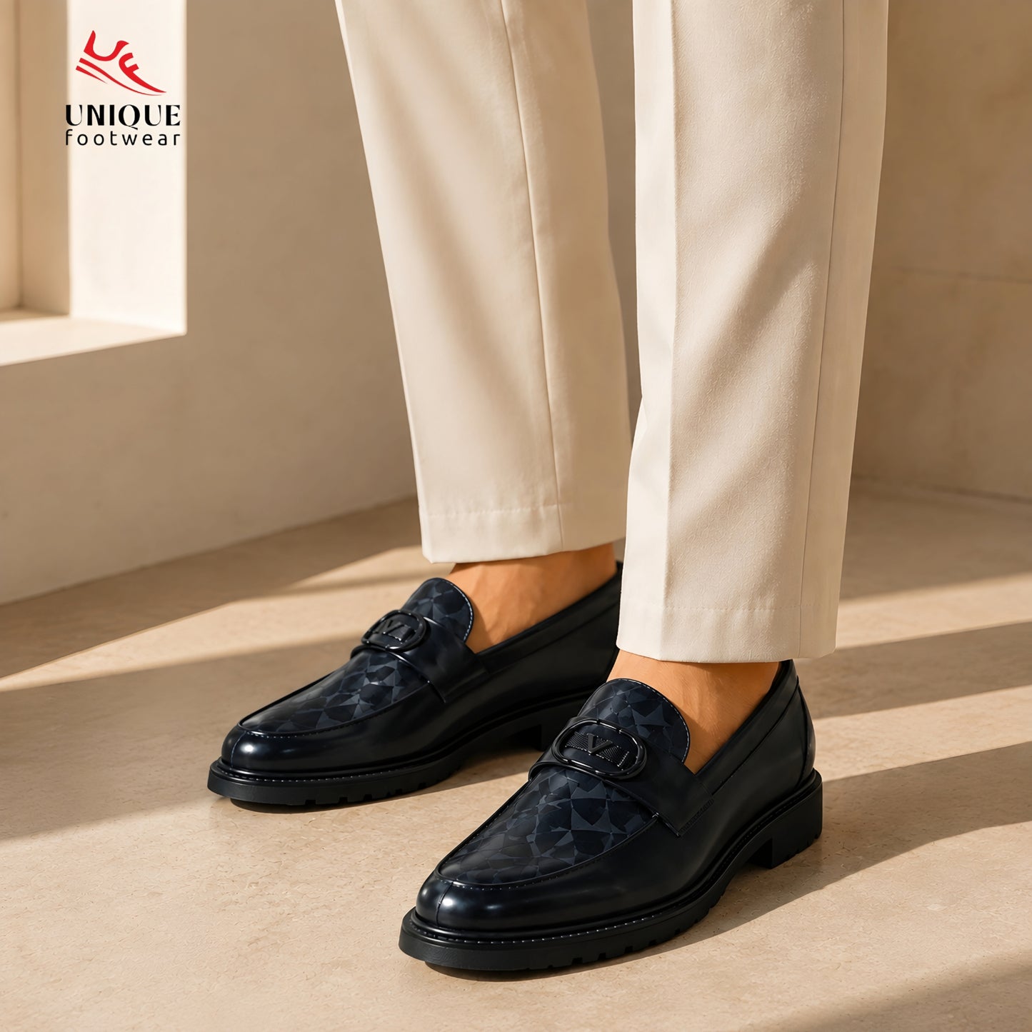 Premium Classic Laser-Cut Chunky Loafer (567)