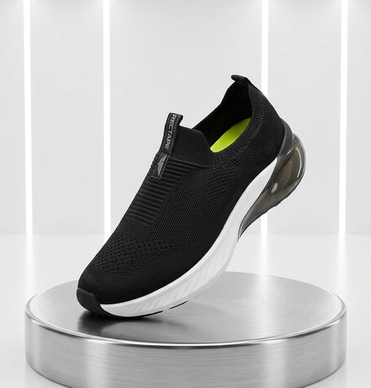 Easy Slip-On Ultra Soft Comfortable Redtape Shoes Full Black Color (528)