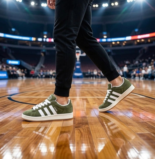 (Socks ফ্রি) A d i d a s C a m p u s Timeless Classic Luxury Sneakers Olive Color (538)