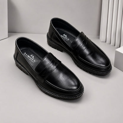Seoul Pine Cow Leather Luxury Chunky Loafer (522)