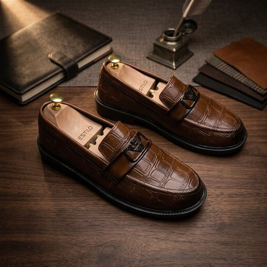 Verona Gorgeous Pu Chunky Loafer - Chocolate Color (529)