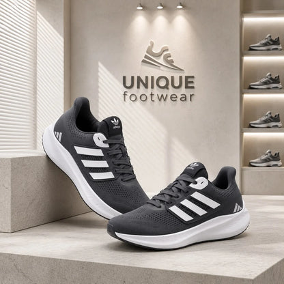 Super Premium Quality Branded Sneaker Dark Grey Color (555)