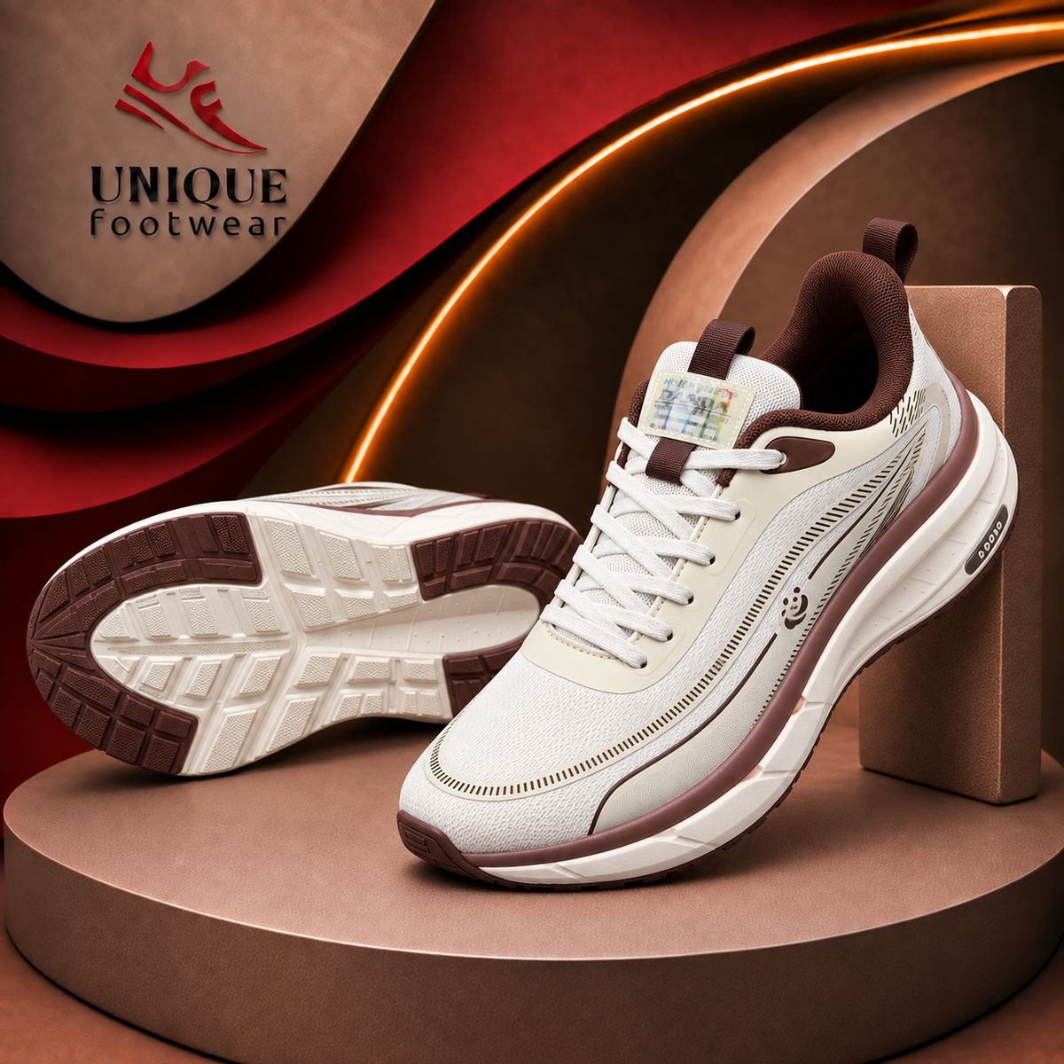 Lightweight Comfortable Branded Sneakers Off-white (603)