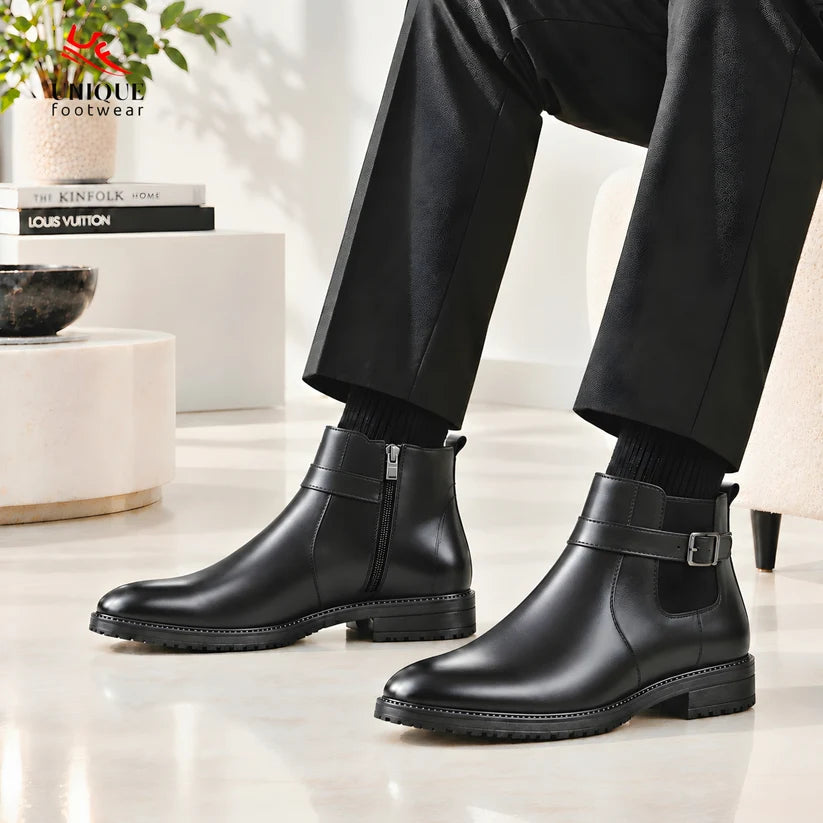 Italian Style Western Chelsea Boots (614)