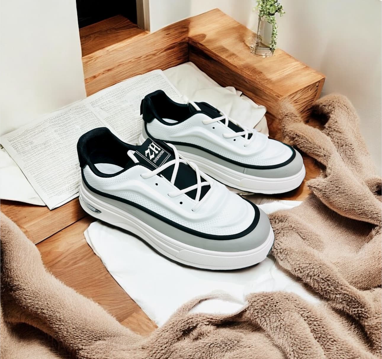 Super Premium Quality Branded Sneaker (S-322)