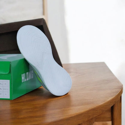 HLONG PowerStep Everyday Fashion Runner Sneaker Light Ash Color (S-47)