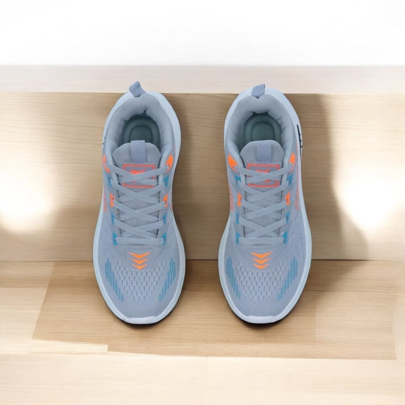 HLONG PowerStep Everyday Fashion Runner Sneaker Light Ash Color (S-47)