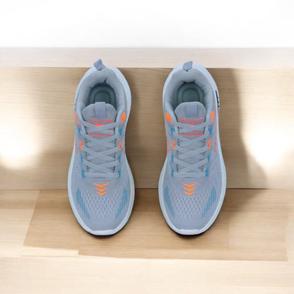 HLONG PowerStep Everyday Fashion Runner Sneaker Light Ash Color (S-47)