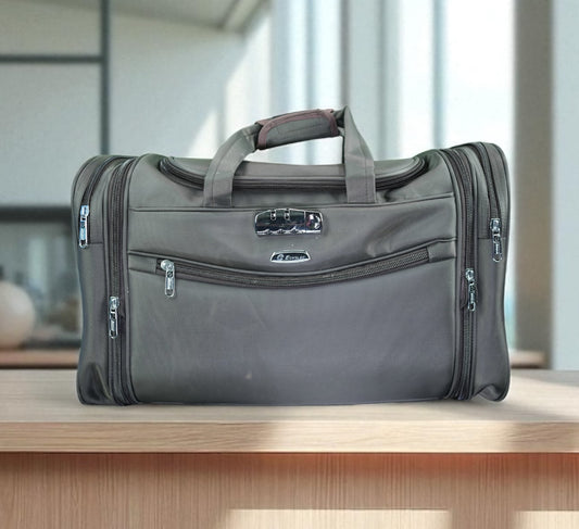 Family Size 24–28" Inch Travel Bag Echolac Brand Original High Quality Coffee Color Lock System Waterproof & Washable (B-16)