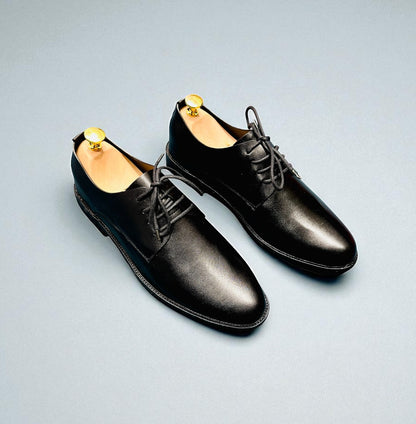 Genuine Leather Oxford Formal Shoes – Black (F-135)