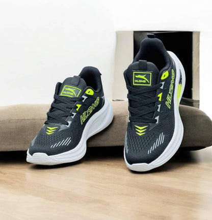 HLONG MotionRush Stylish Comfort Sneaker Black Color (S-20)