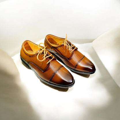Premium Oxford Formal Shoes with Ribbon (F-97)