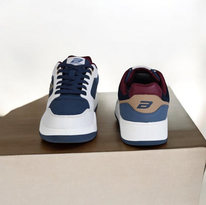 Bond Street Premium Sneaker White Blue (S-311)