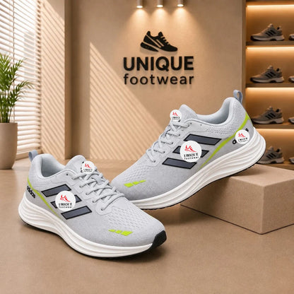 (Free Lace) Summer Friendly Premium Quality Sneakers LightGrey (489)